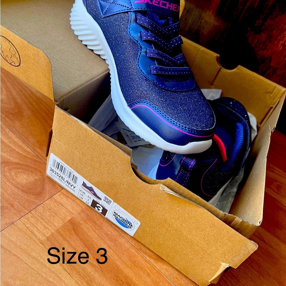 Skechers Kids' Navy Blue Sneakers
